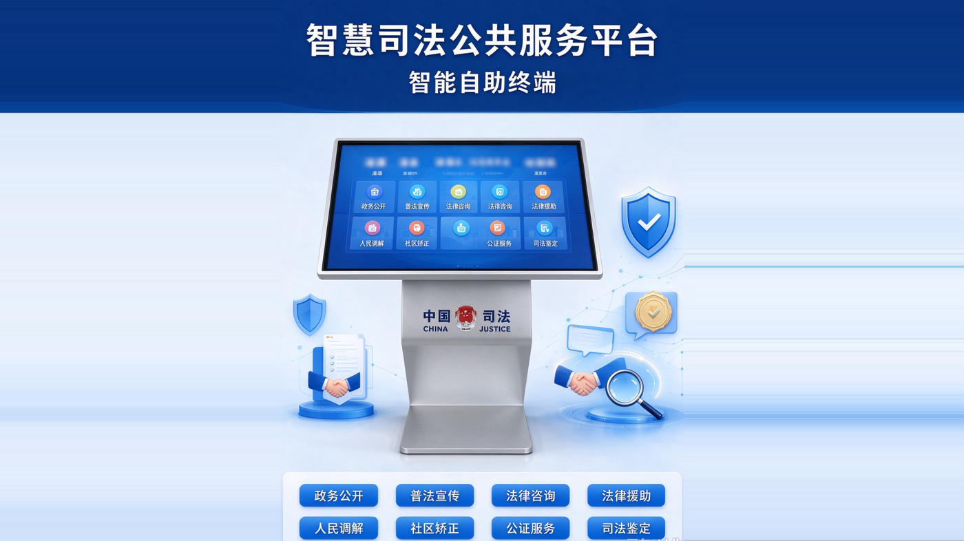 智慧司法公共服务平台-智能自助终端