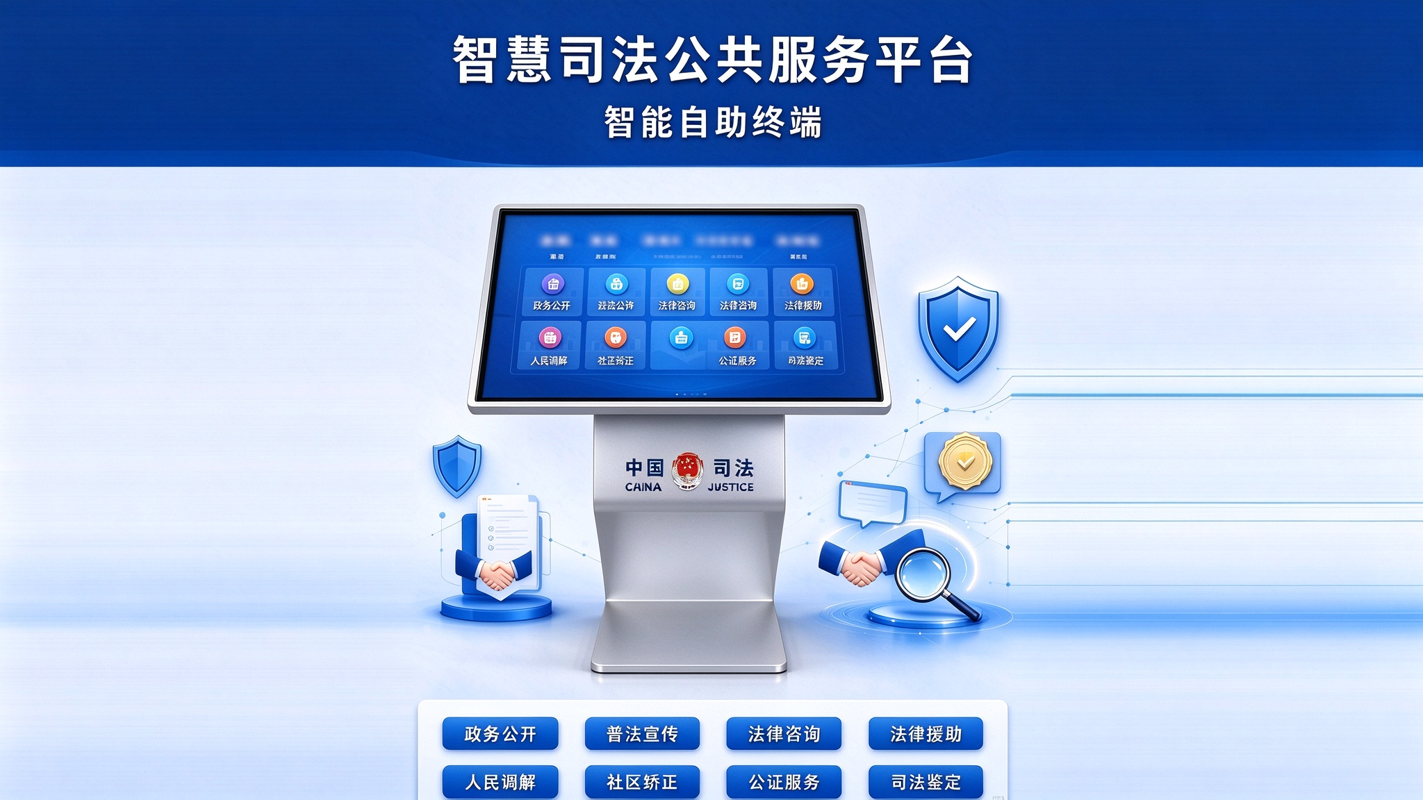 智慧司法公共服务平台-智能自助终端